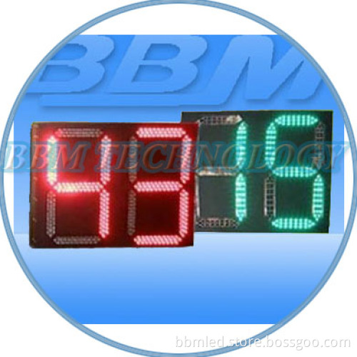80mm Red Green 2 Digits Traffic Light Timer with Good Quality